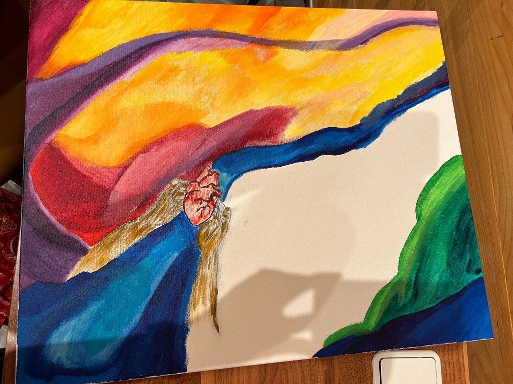 “Give my heart to&nbsp;heaven”